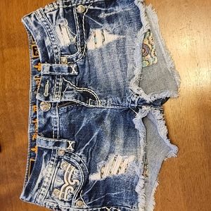 Rock revival Jean shorts